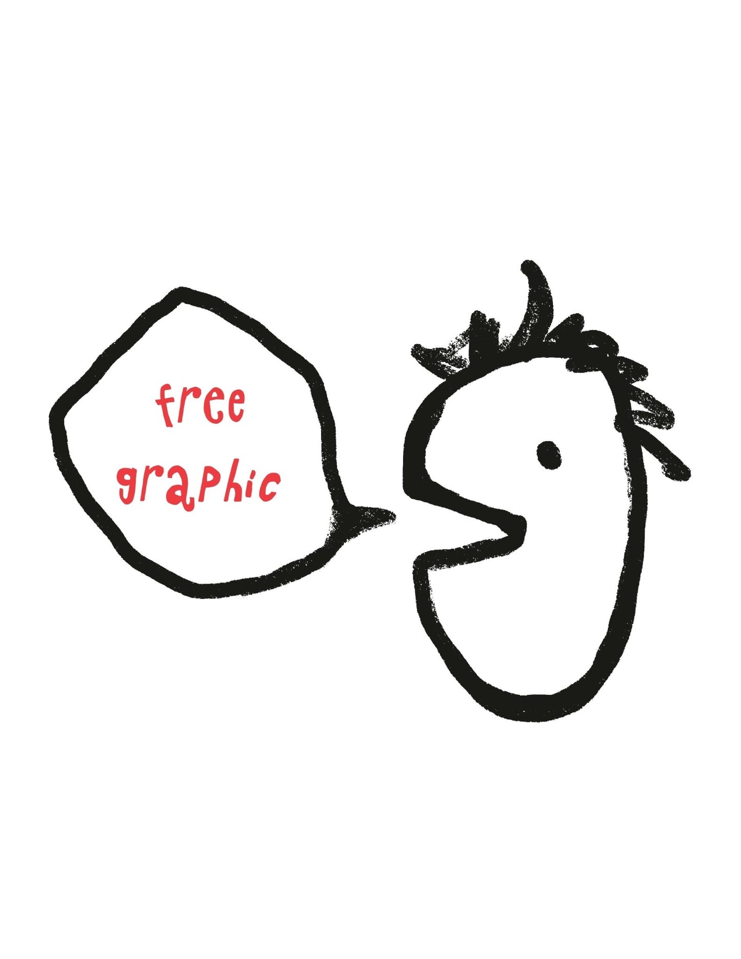 FREE mystery kids graphic tee - Pigeon said please