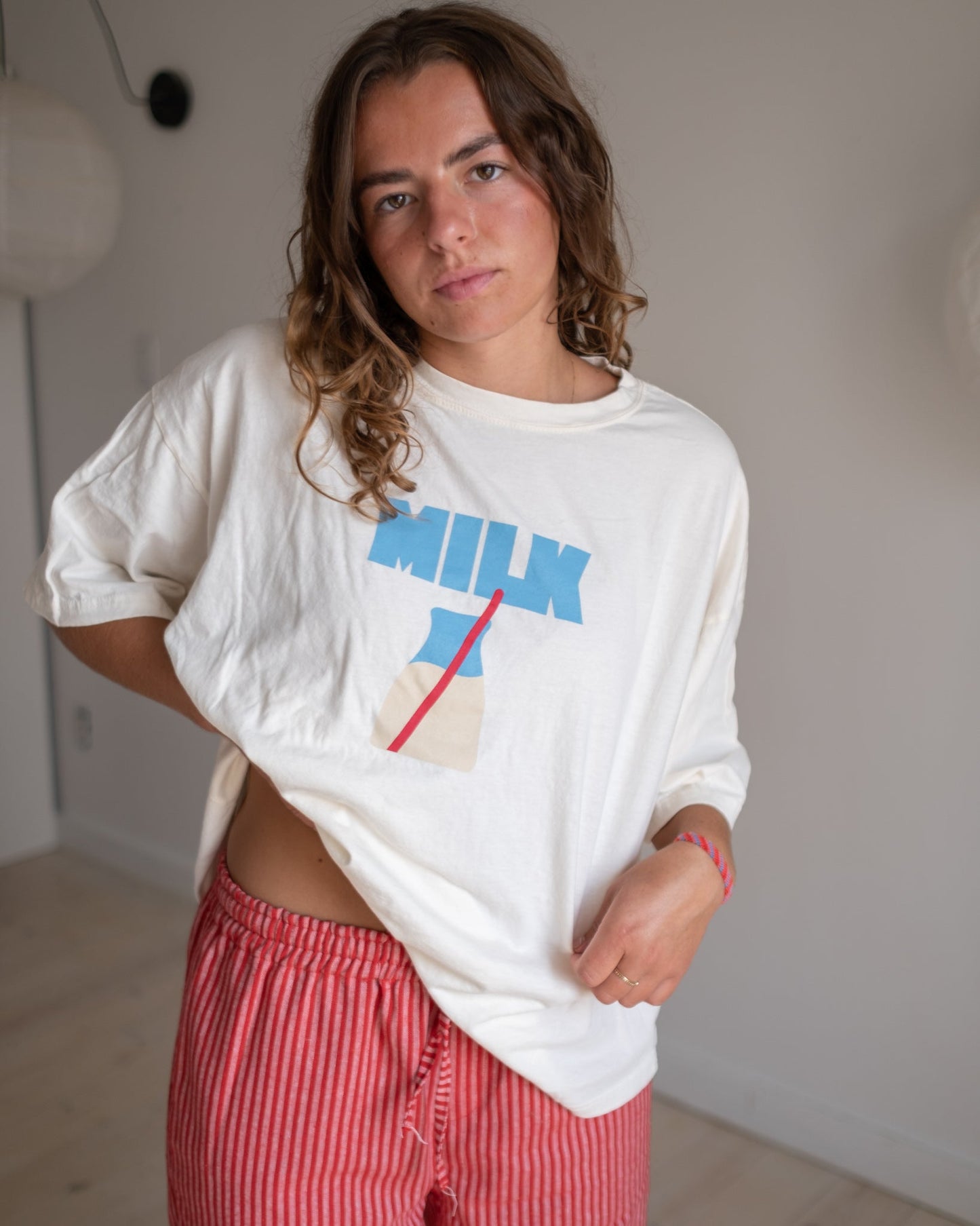 mom's milk tee - Pigeon said please