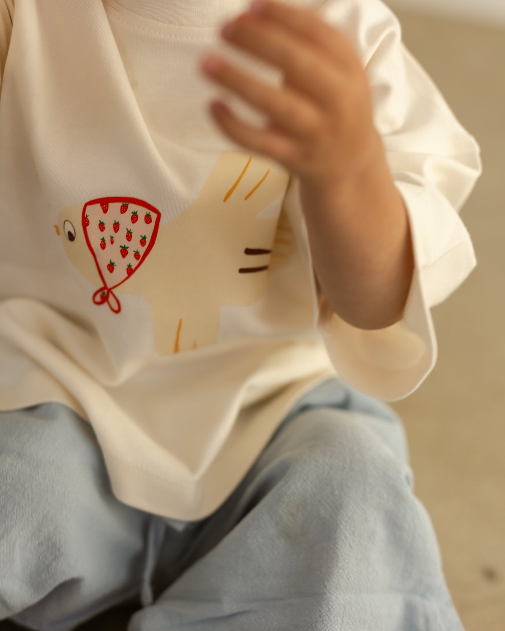 bandana bird tee - Pigeon said please