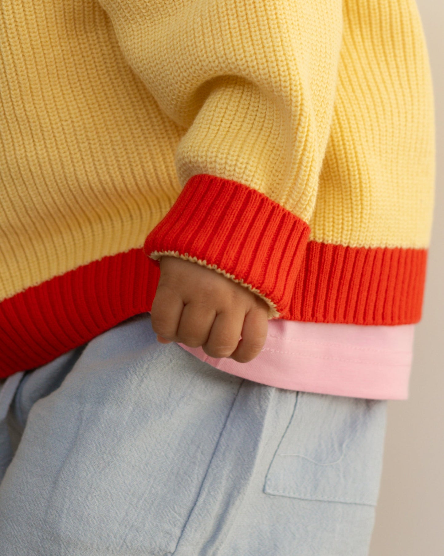 chunky knit cardigan - Pigeon said please