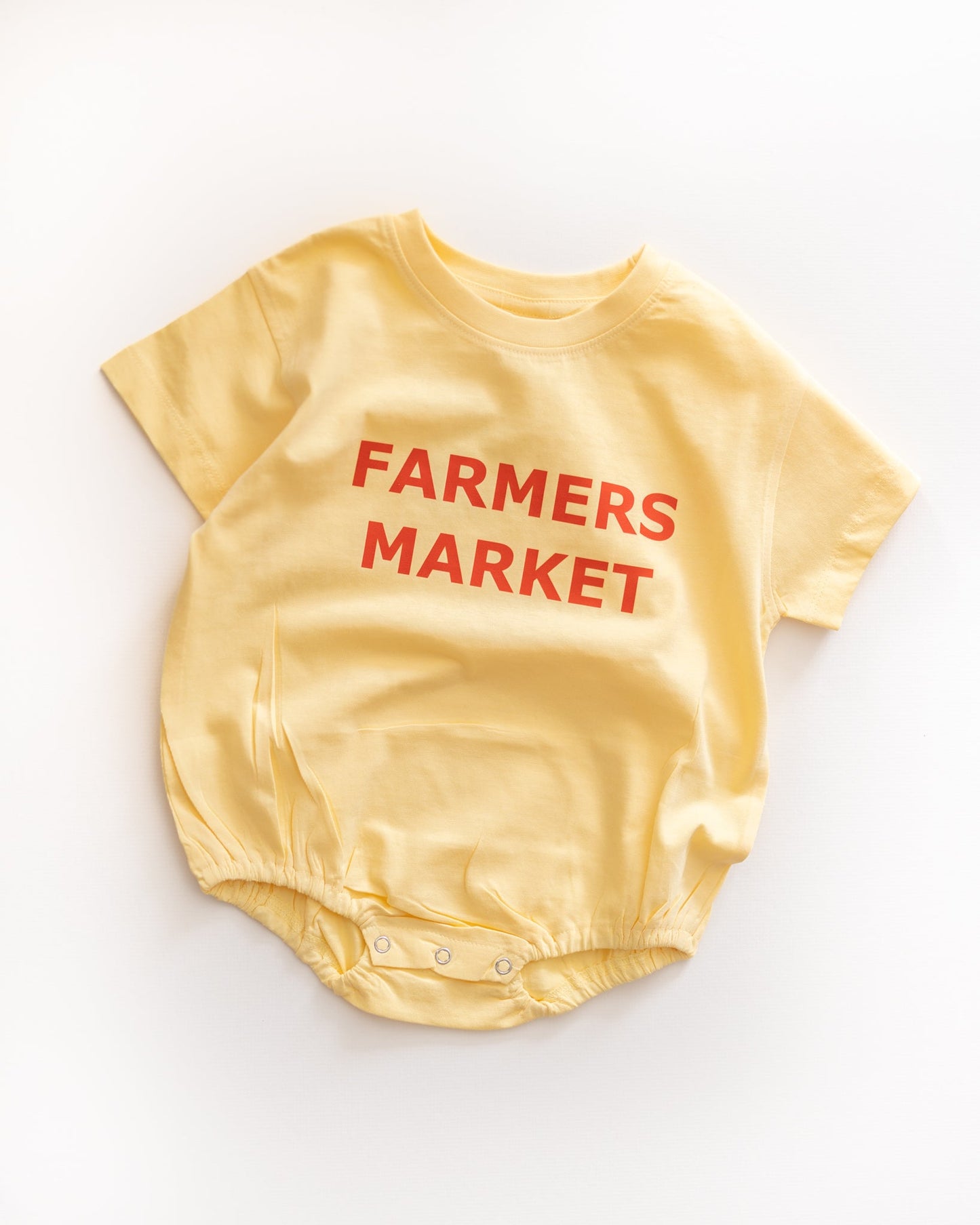 farmers market romper - Pigeon said please
