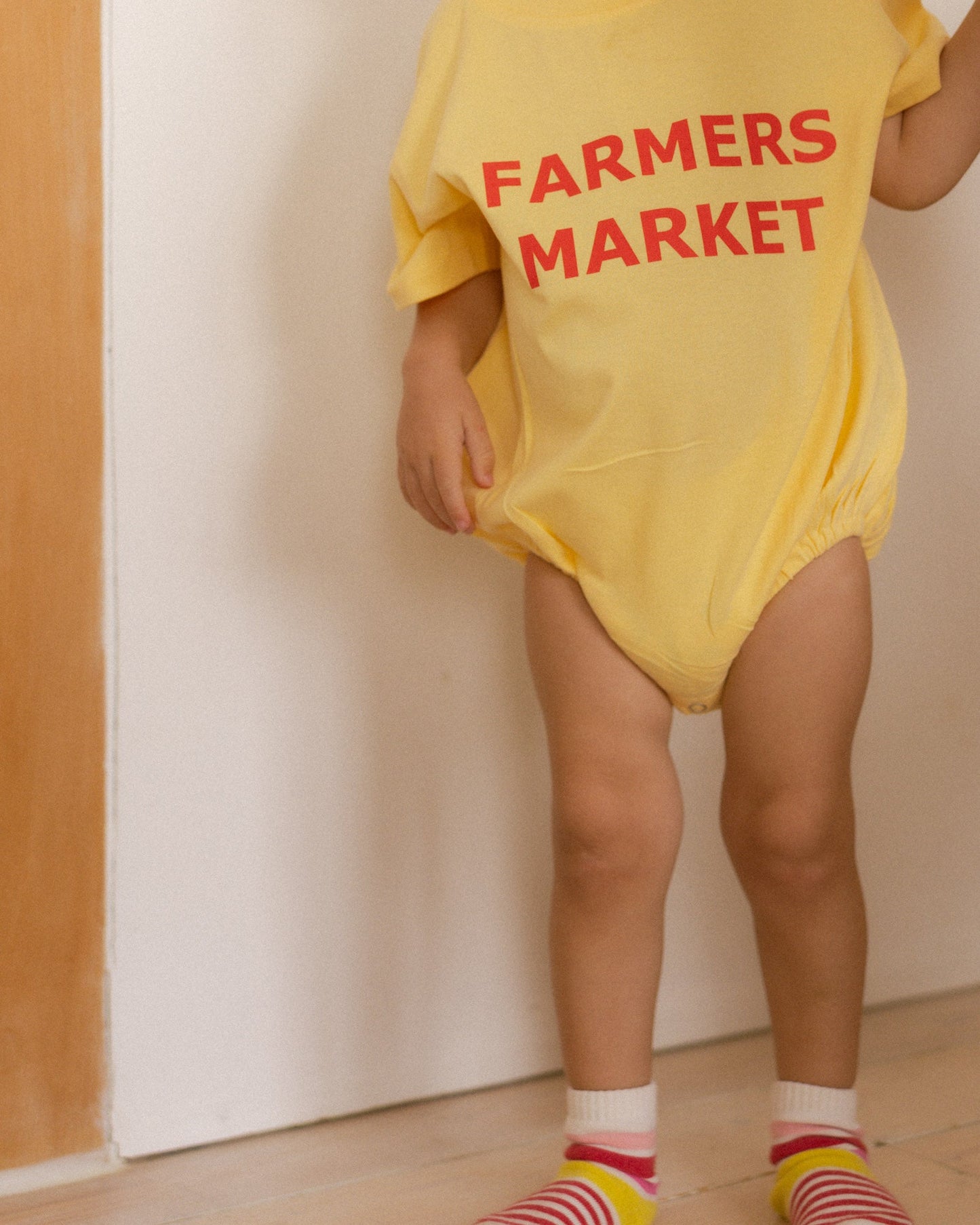farmers market romper - Pigeon said please