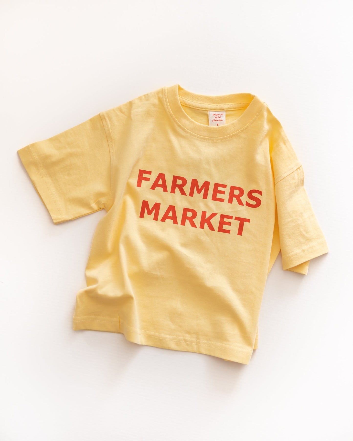 farmers market tee - Pigeon said please
