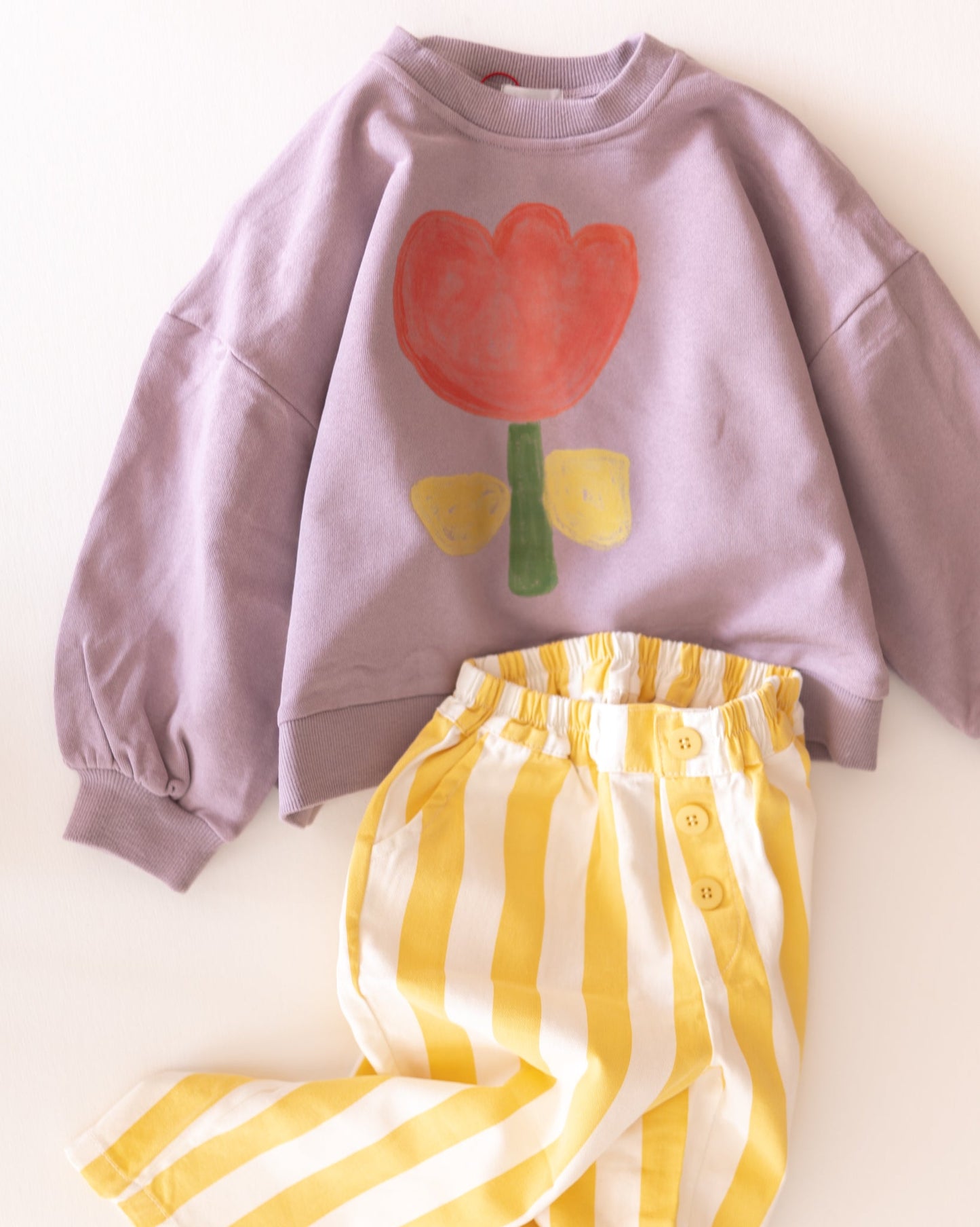 flower sweatshirt - Pigeon said please