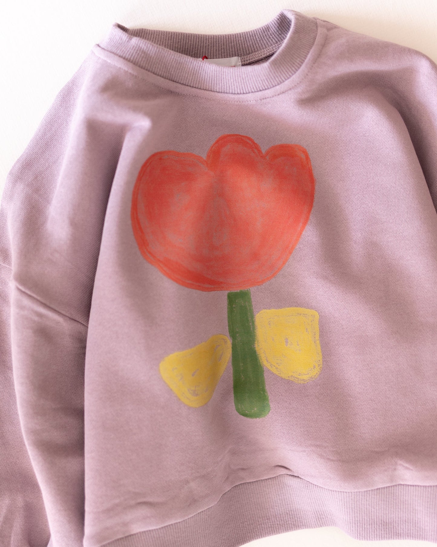 flower sweatshirt - Pigeon said please