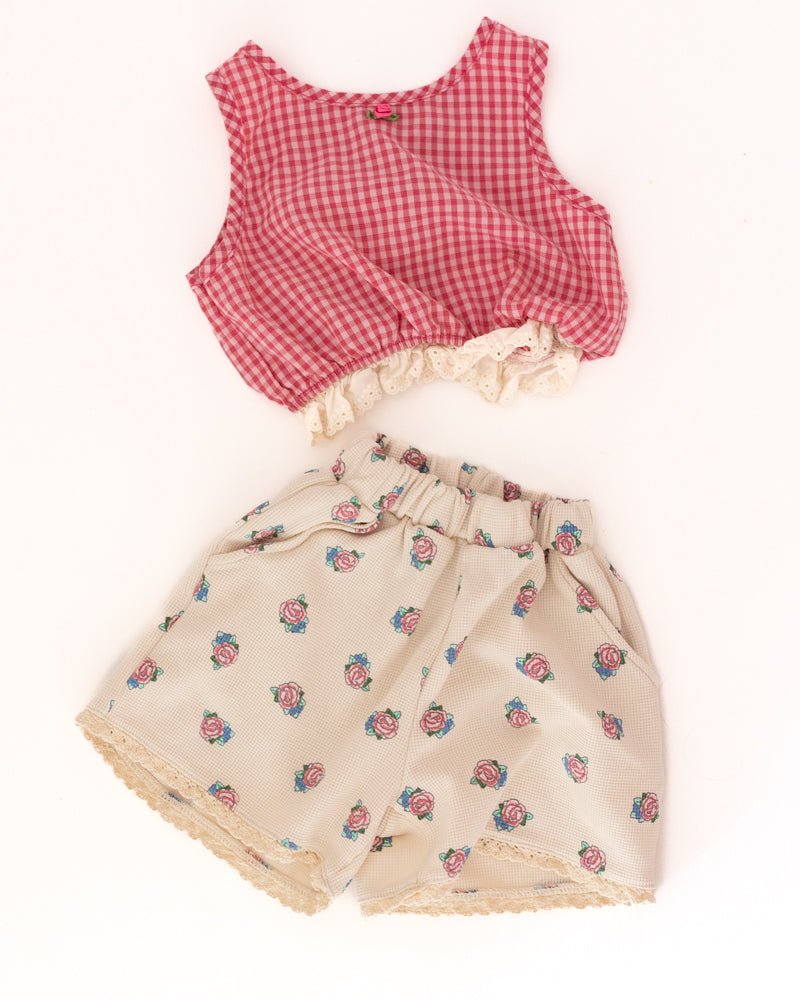 gingham blouse - Pigeon said please