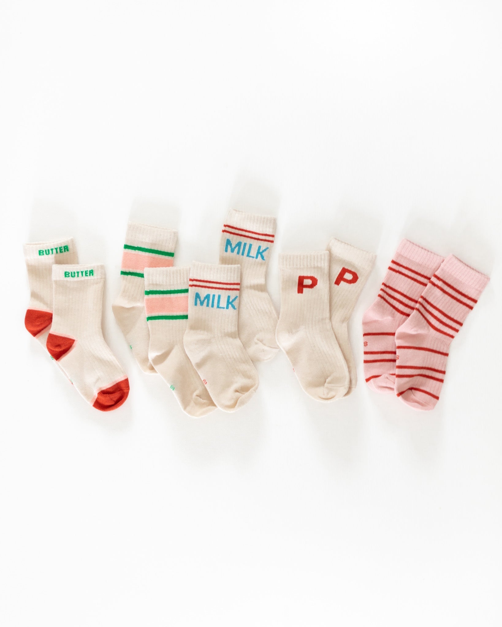 grocery list socks 5 pack - Pigeon said please