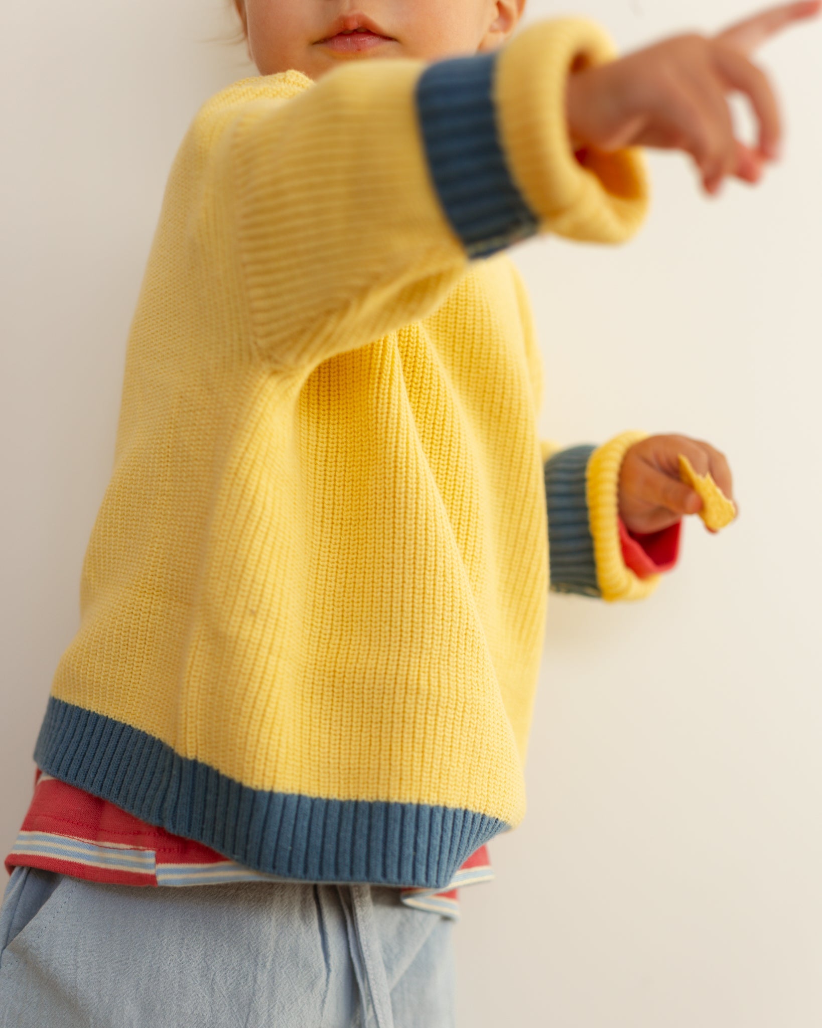 honey toast chunky knit - Pigeon said please