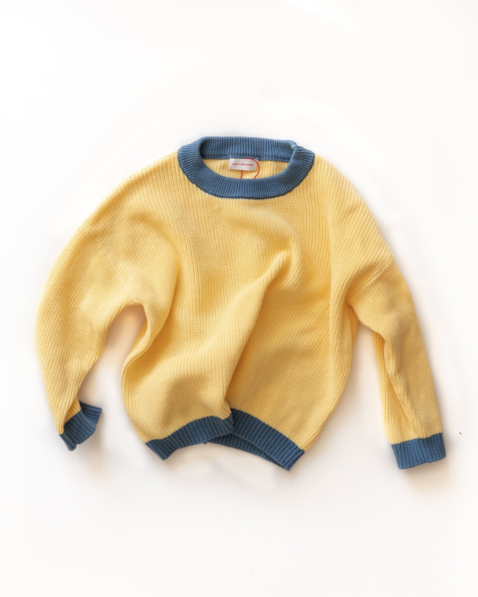 honey toast chunky knit - Pigeon said please