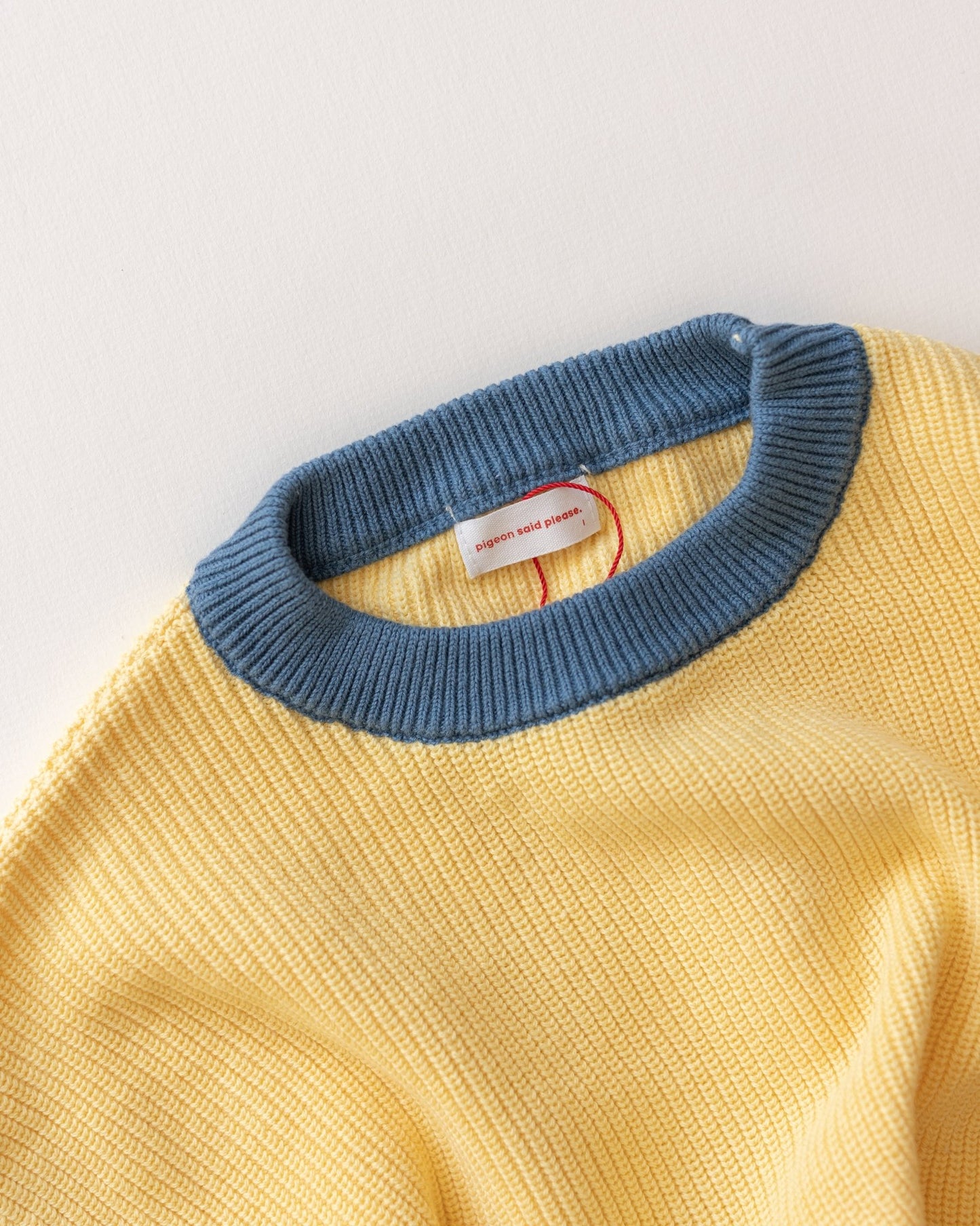 honey toast chunky knit - Pigeon said please
