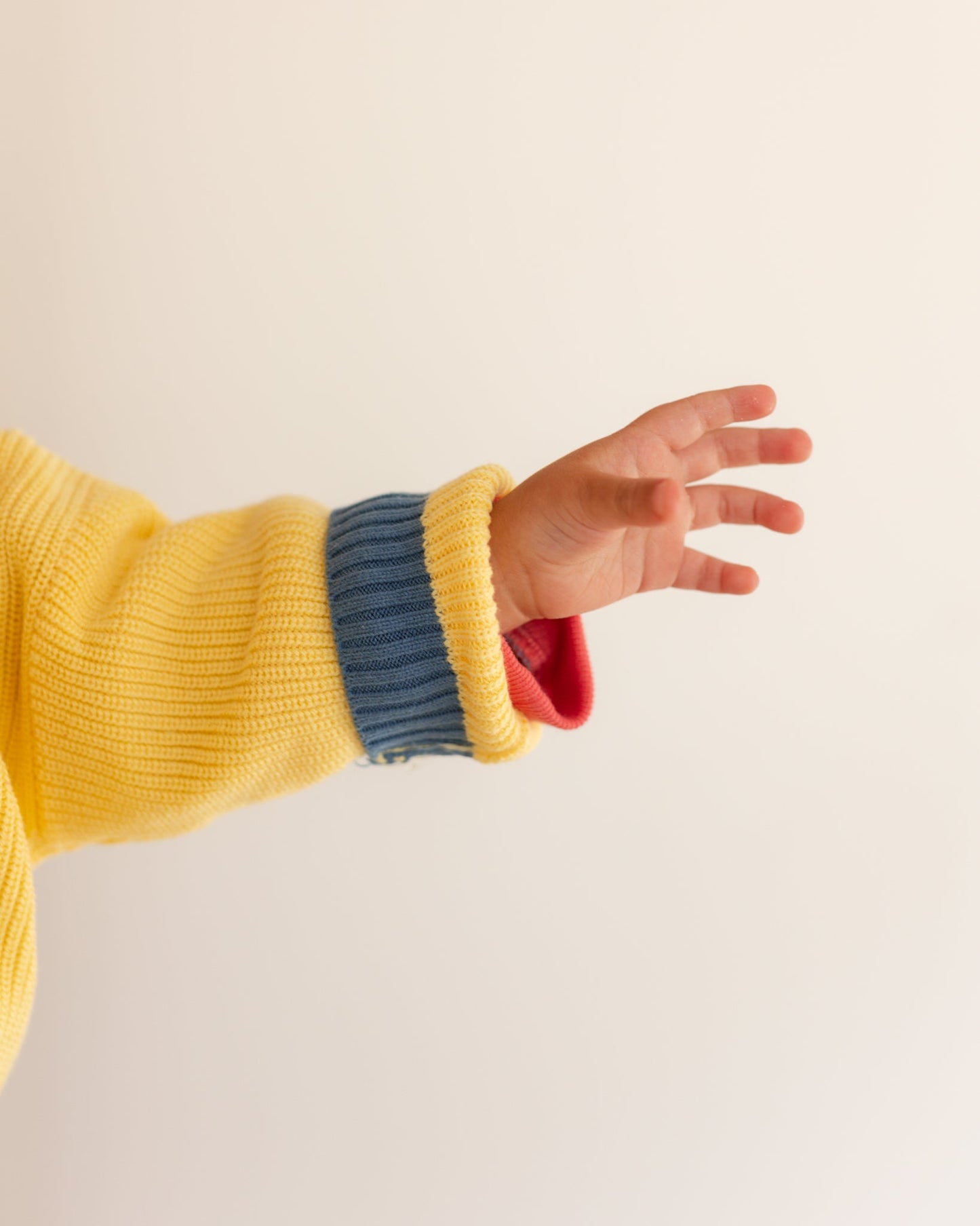 honey toast chunky knit - Pigeon said please