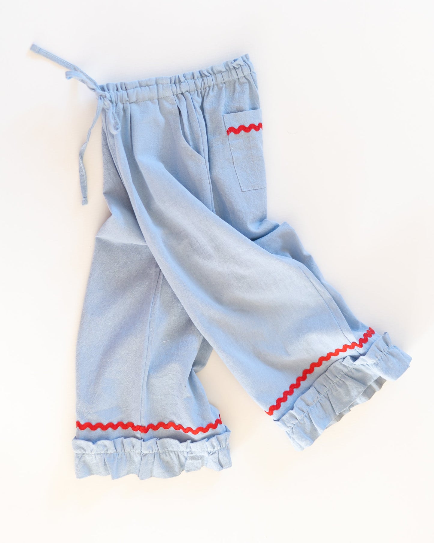 kids ruffle pants - Pigeon said please