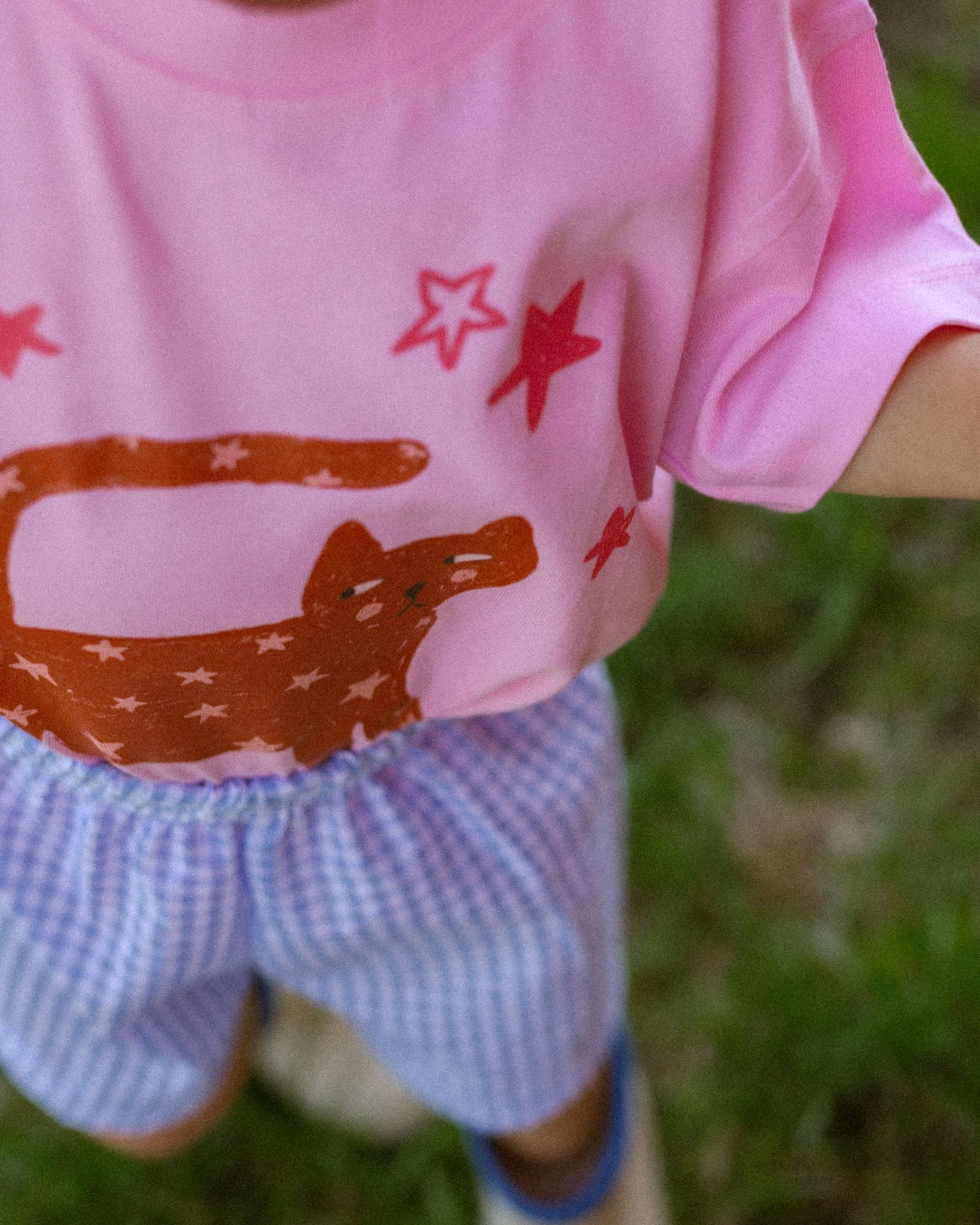 lucky kitten romper - Pigeon said please