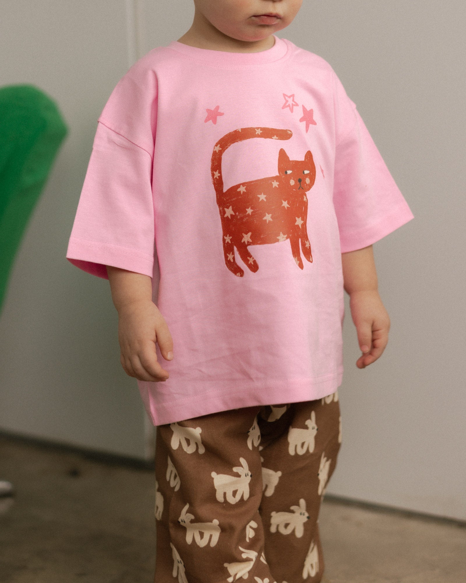 lucky kitten tee - Pigeon said please