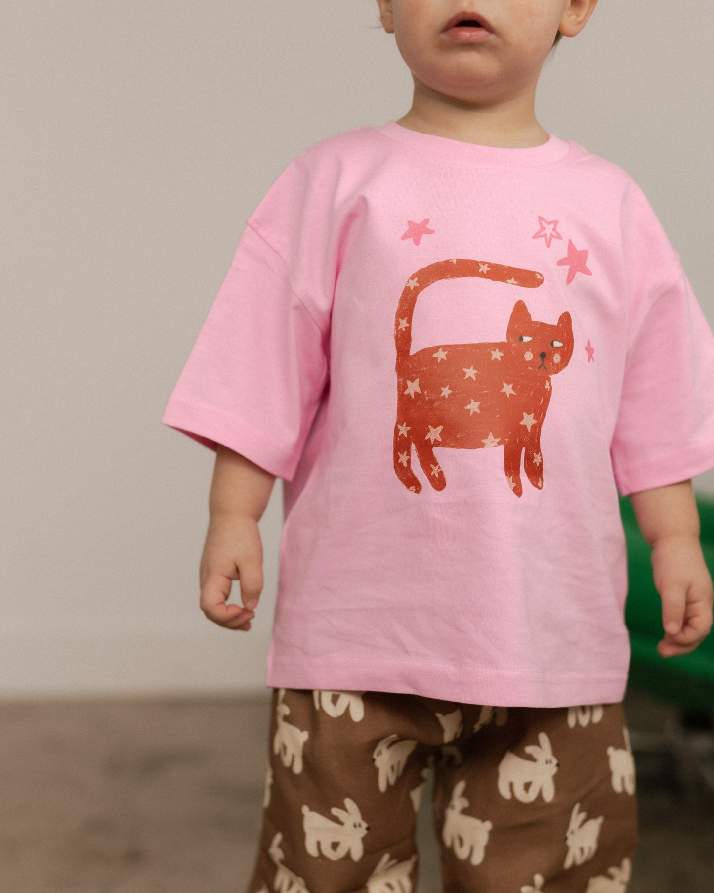 lucky kitten tee - Pigeon said please