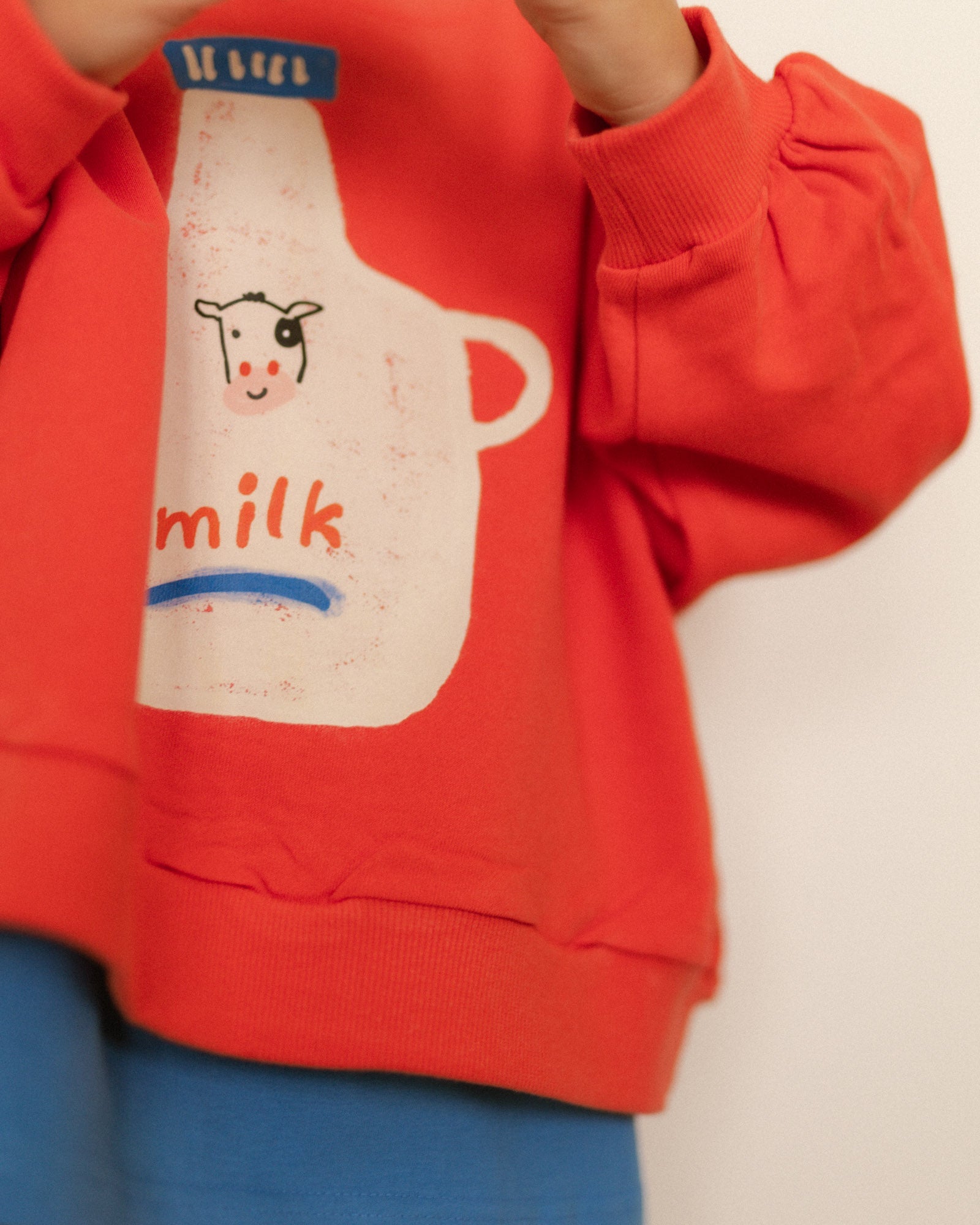 milk jug sweatshirt - Pigeon said please