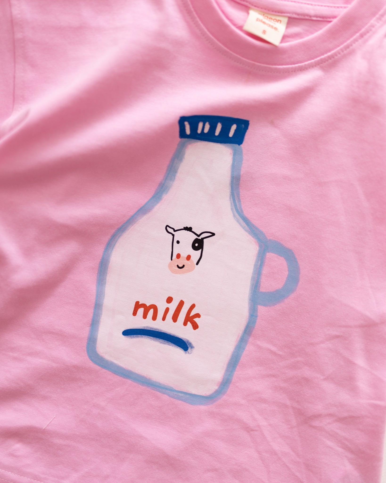milk jug tee - Pigeon said please