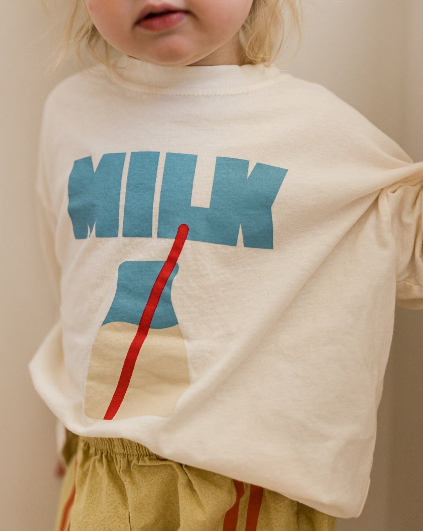 milk tee kids - Pigeon said please