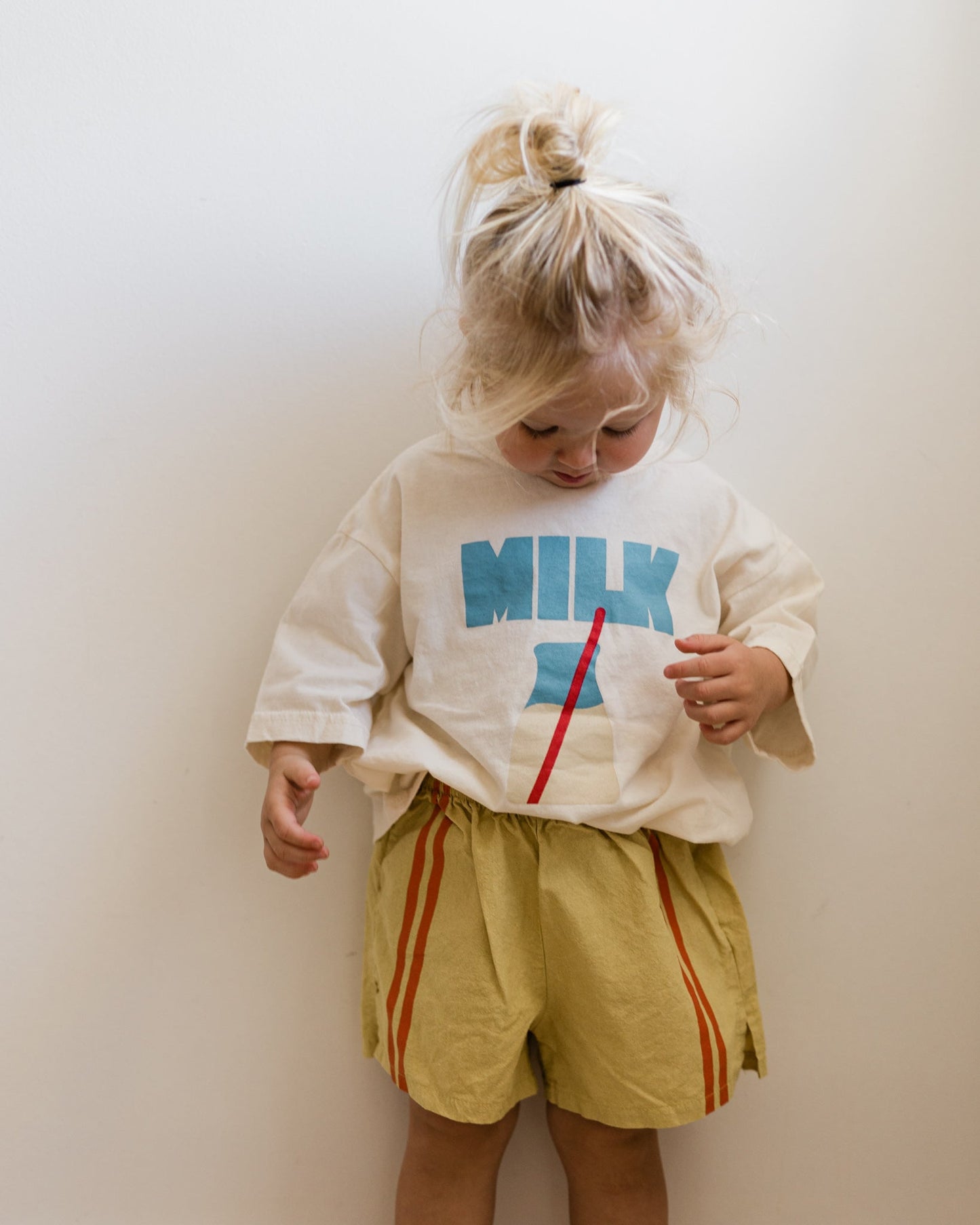 milk tee kids - Pigeon said please