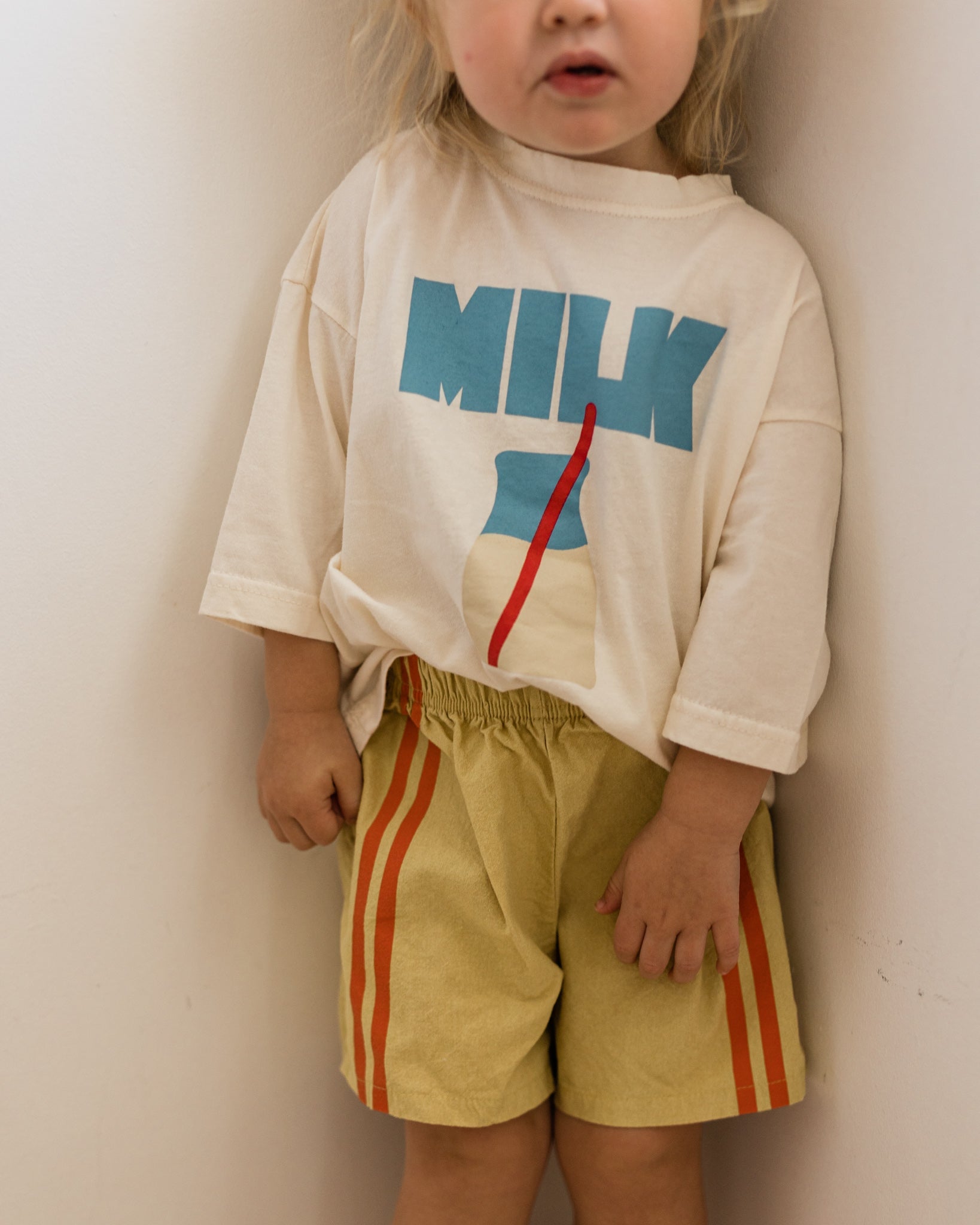 milk tee kids - Pigeon said please