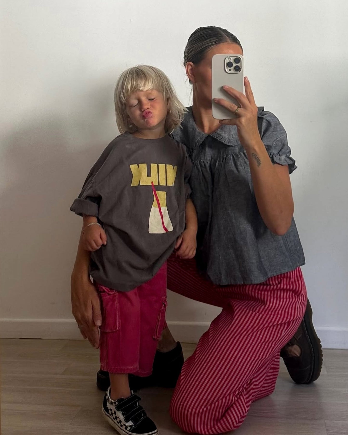 milk tee kids - Pigeon said please
