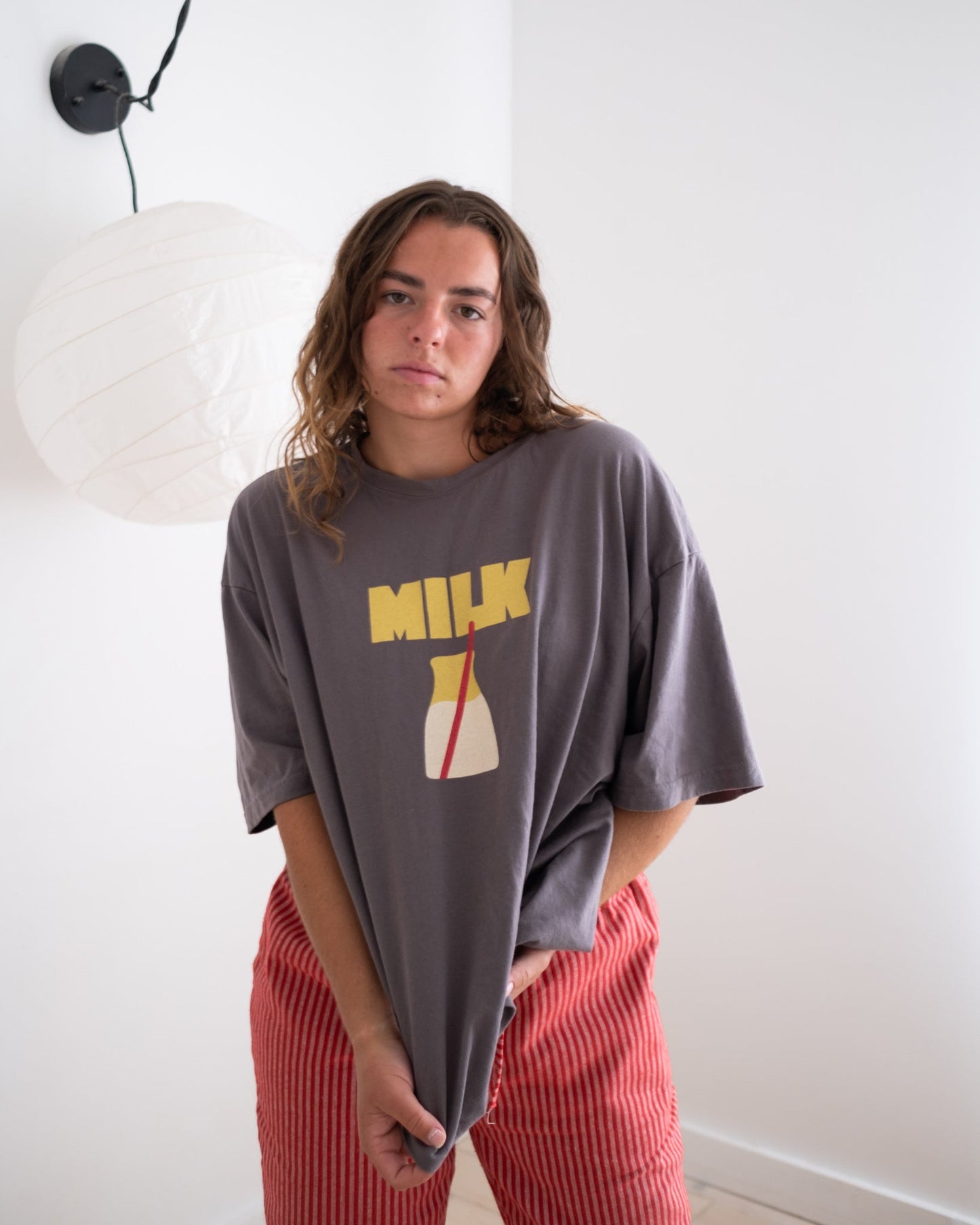 mom's milk tee - Pigeon said please