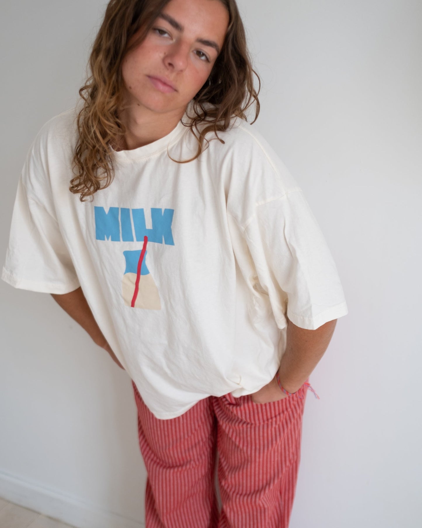 mom's milk tee - Pigeon said please