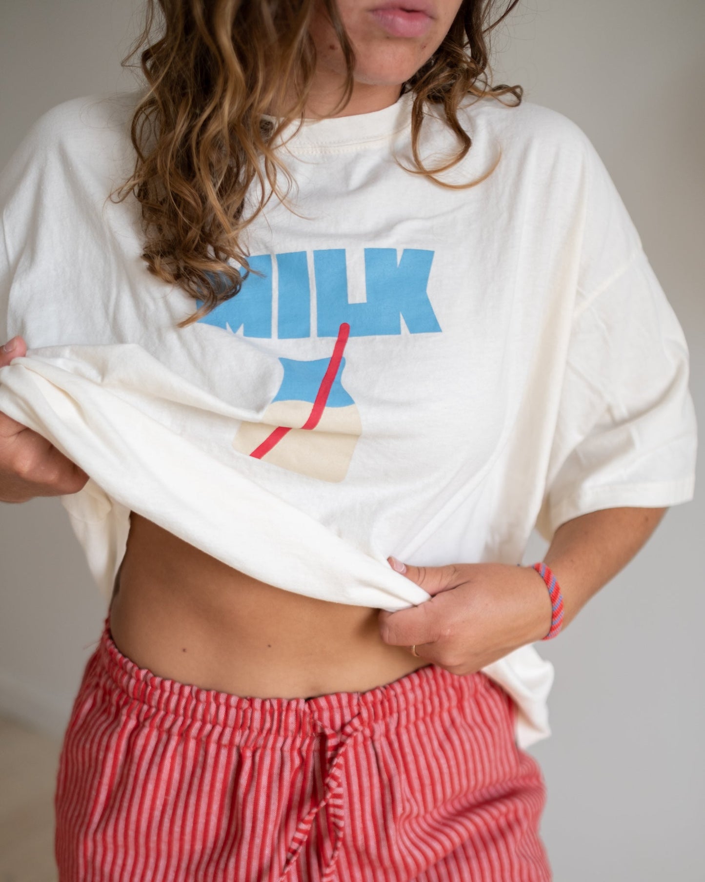 mom's milk tee - Pigeon said please