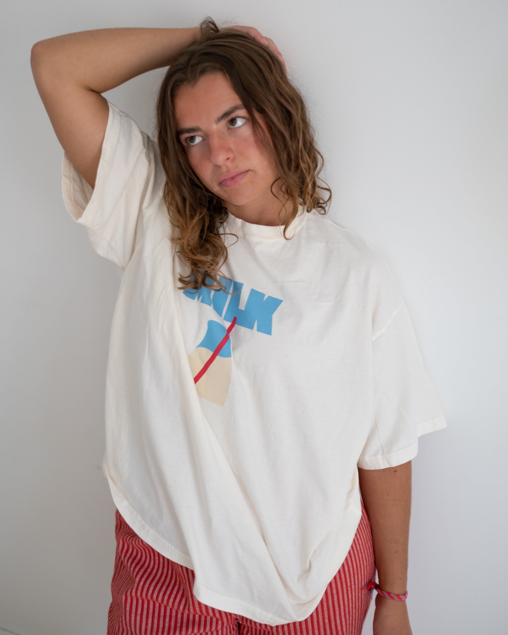 mom's milk tee - Pigeon said please