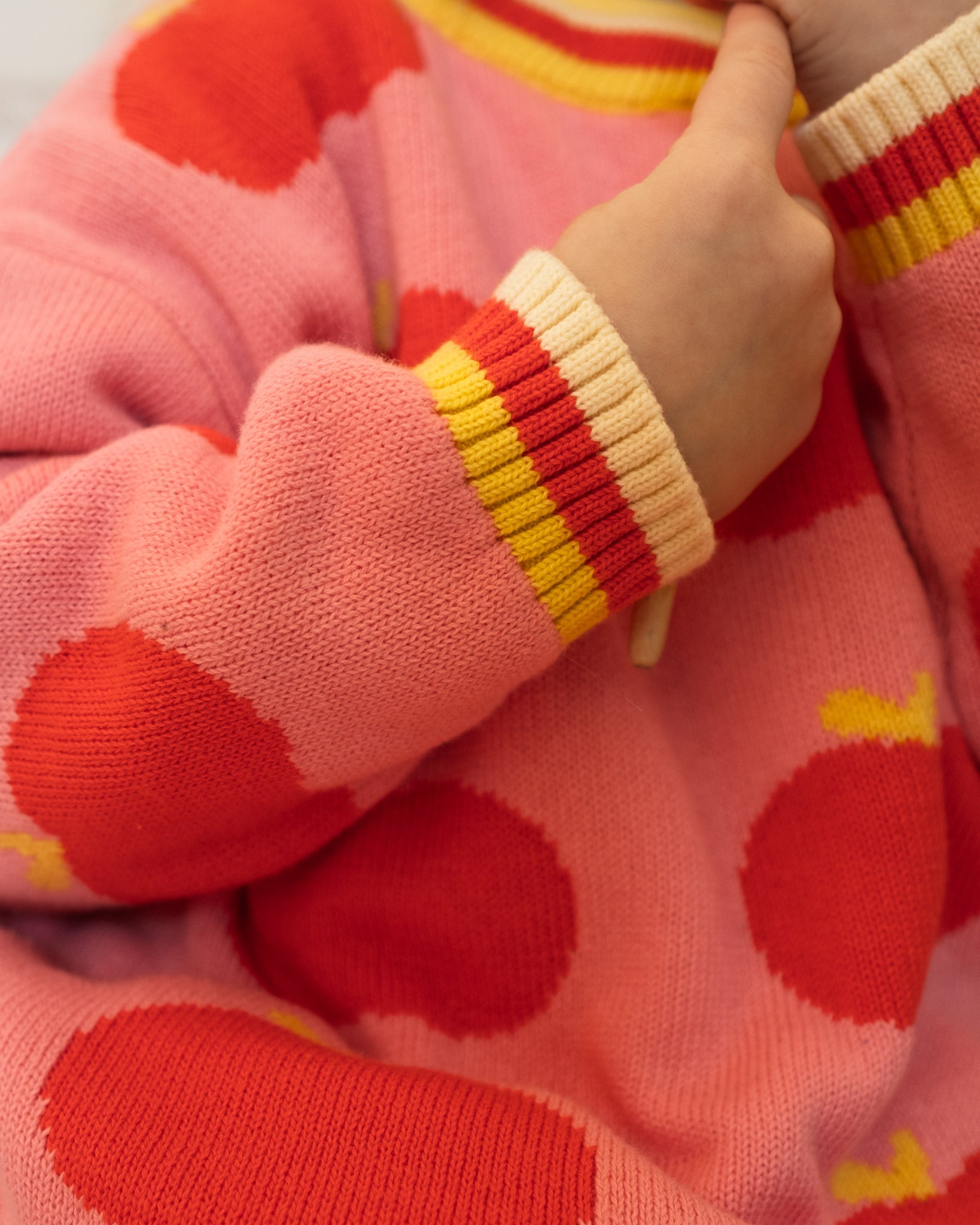 pink me knit sweater - Pigeon said please