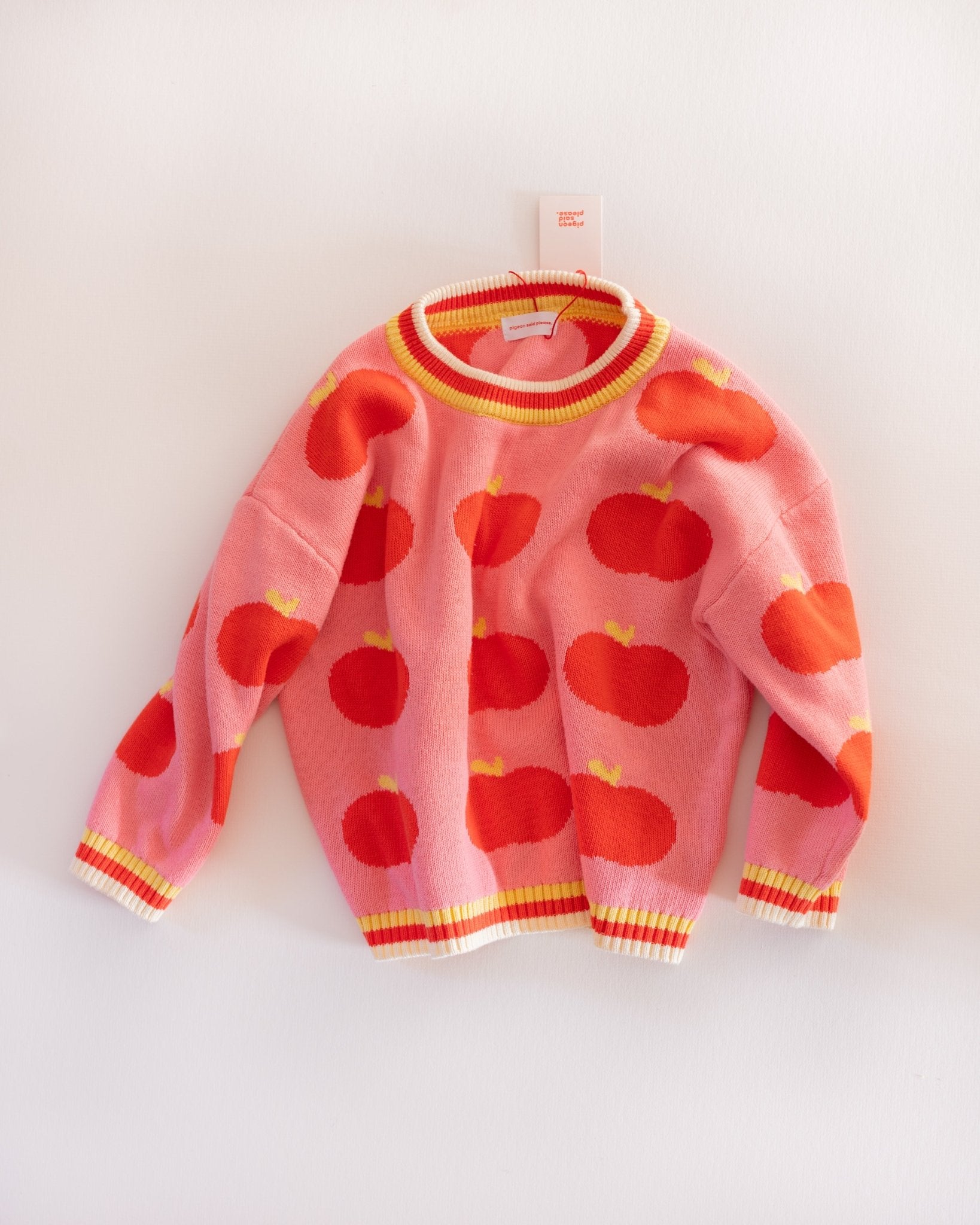 pink me knit sweater - Pigeon said please