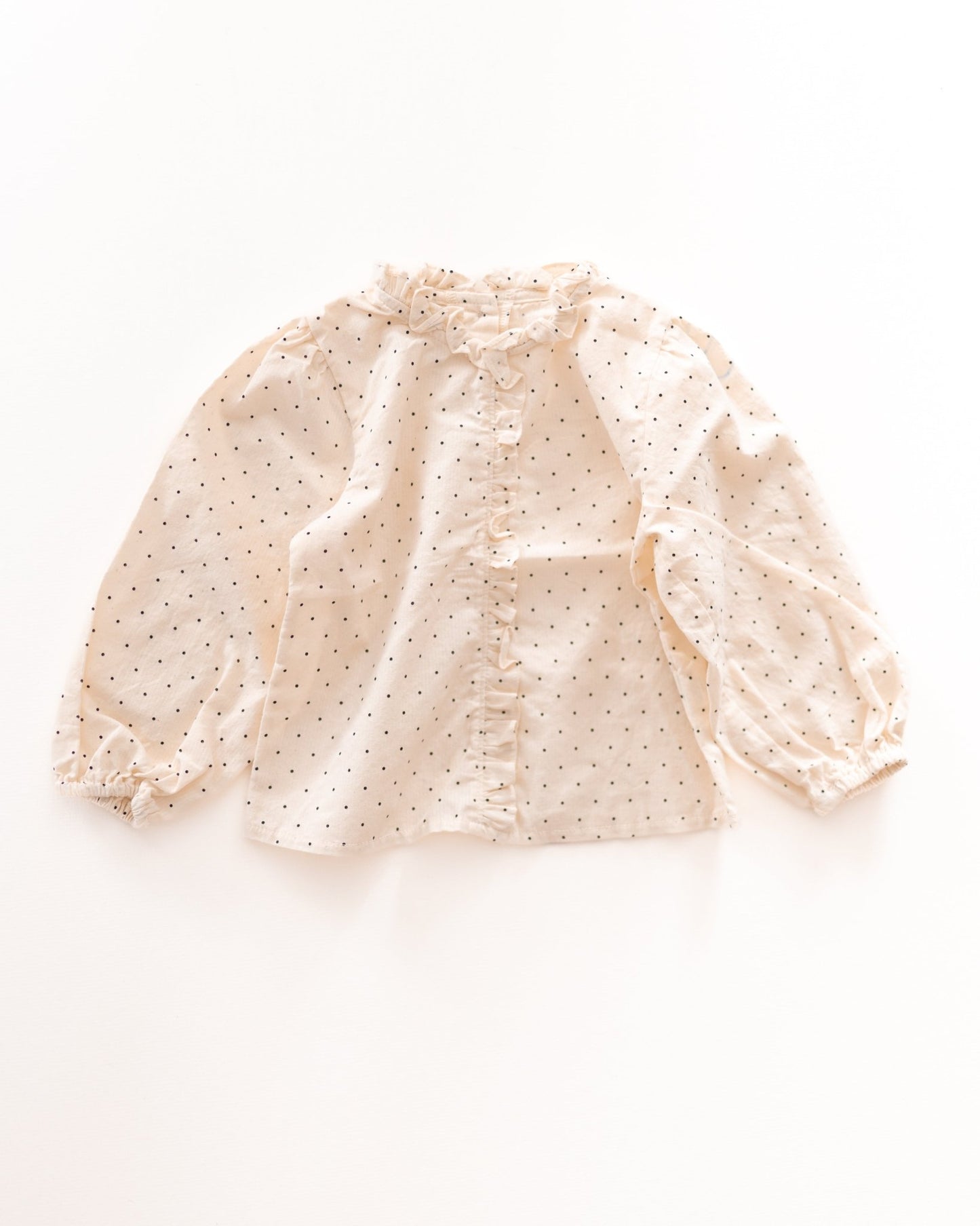 polka dot blouse - Pigeon said please