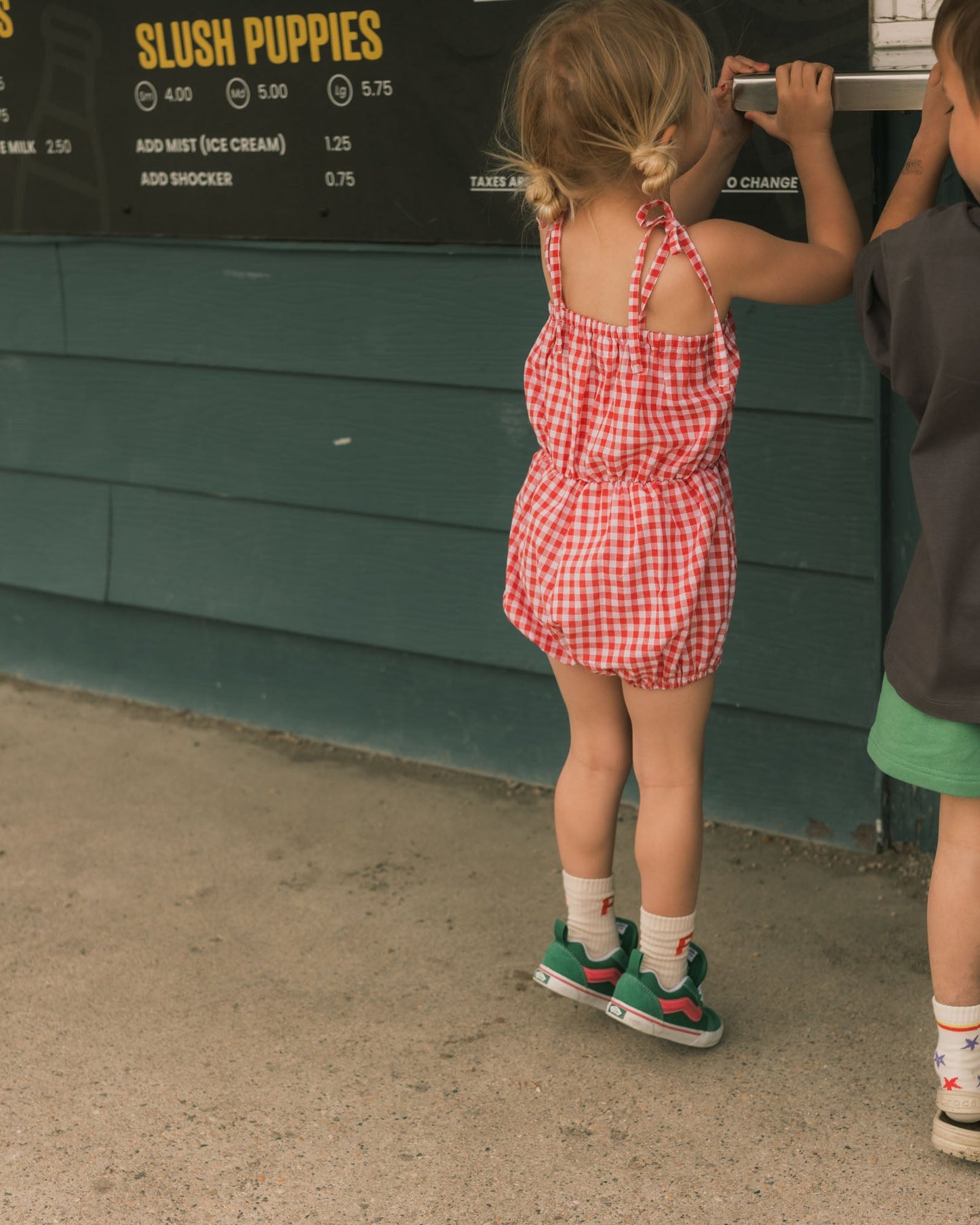 strawberry field romper - Pigeon said please