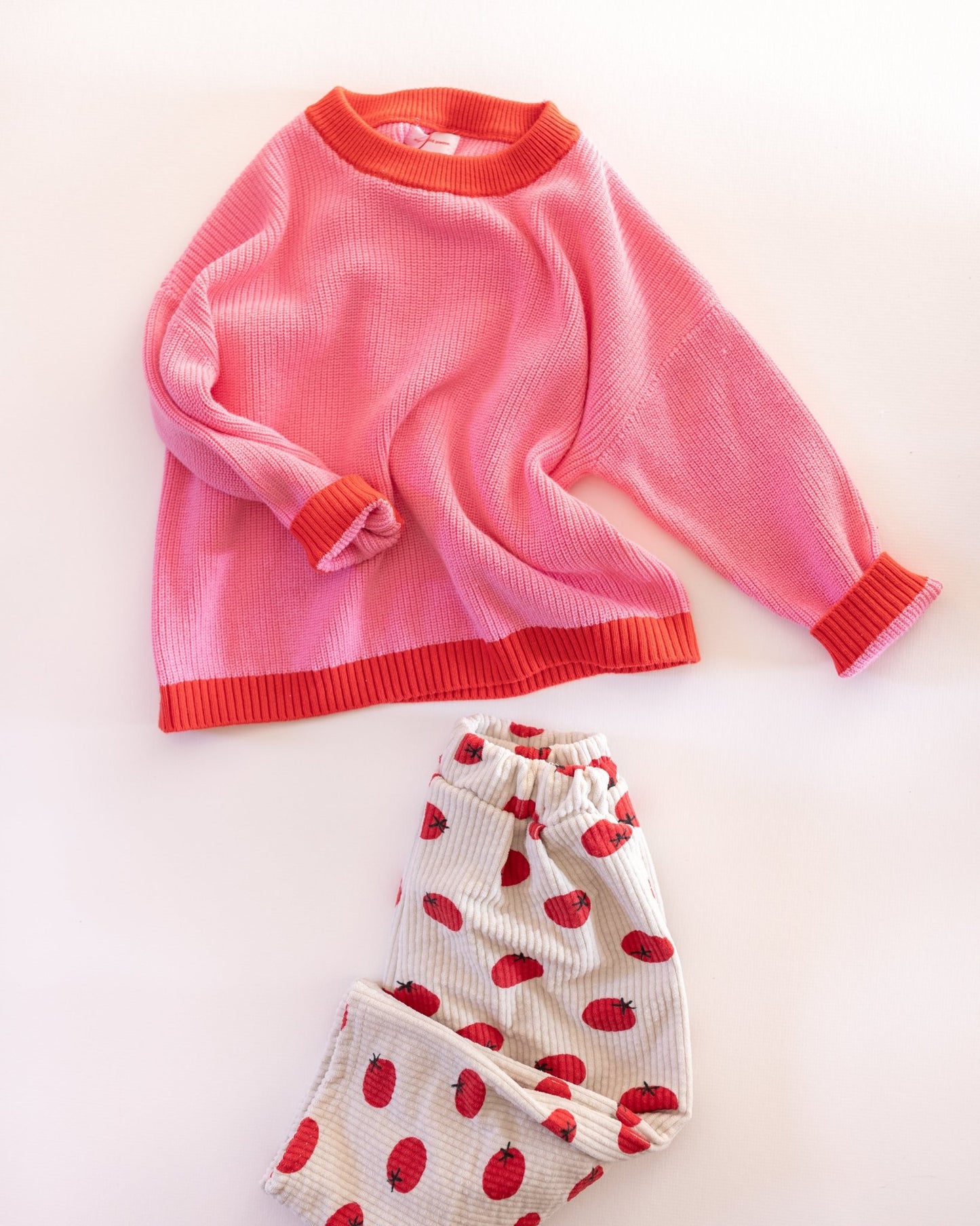 strawberry jam chunky knit - Pigeon said please