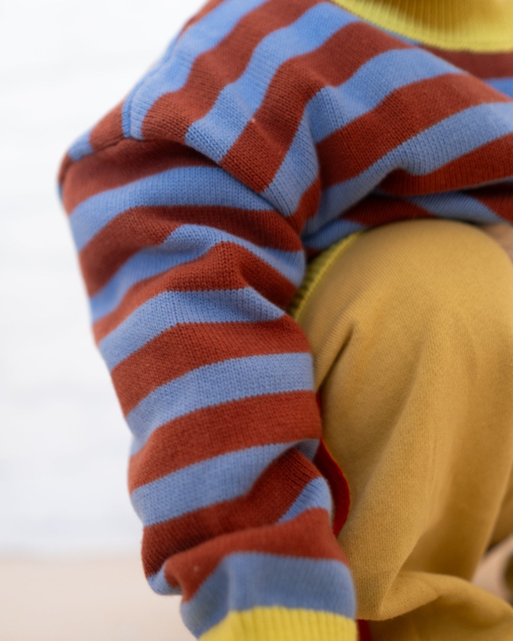 stripe knit pullover - Pigeon said please