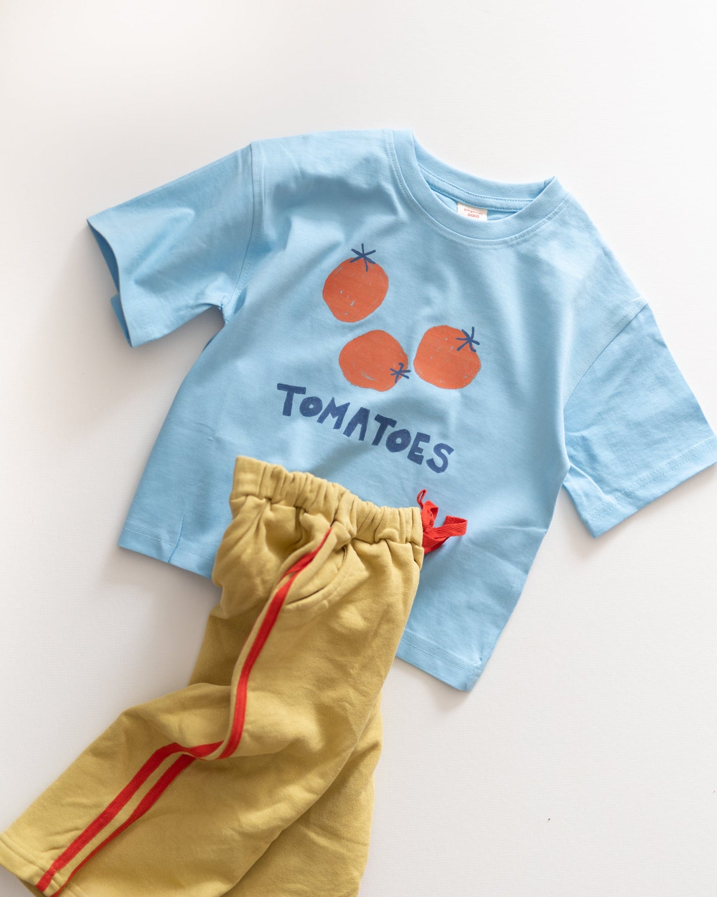 tomato tee - Pigeon said please