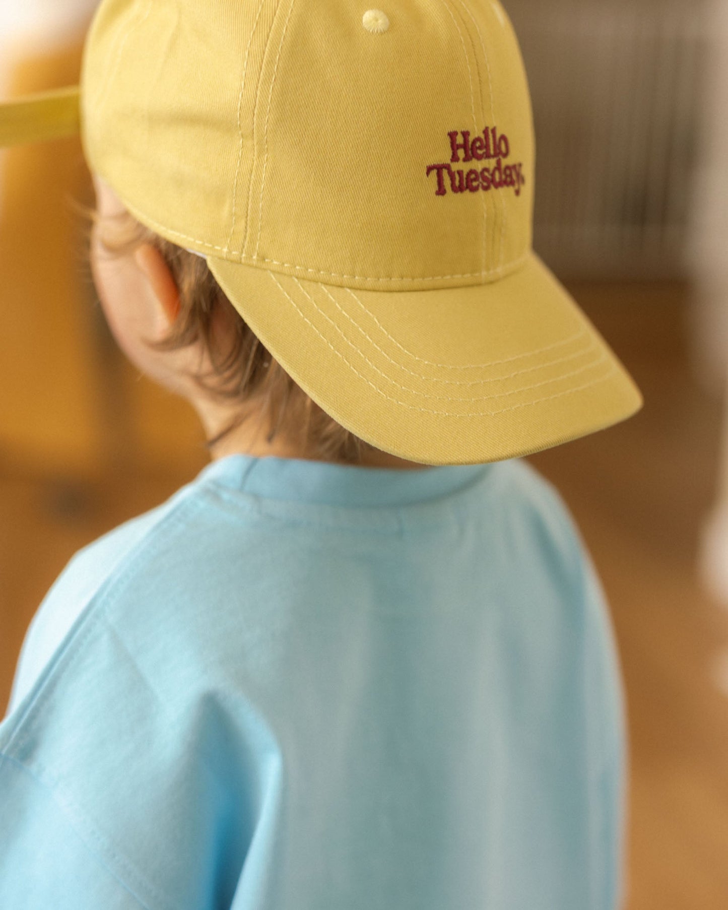 tuesday kids cap - Pigeon said please