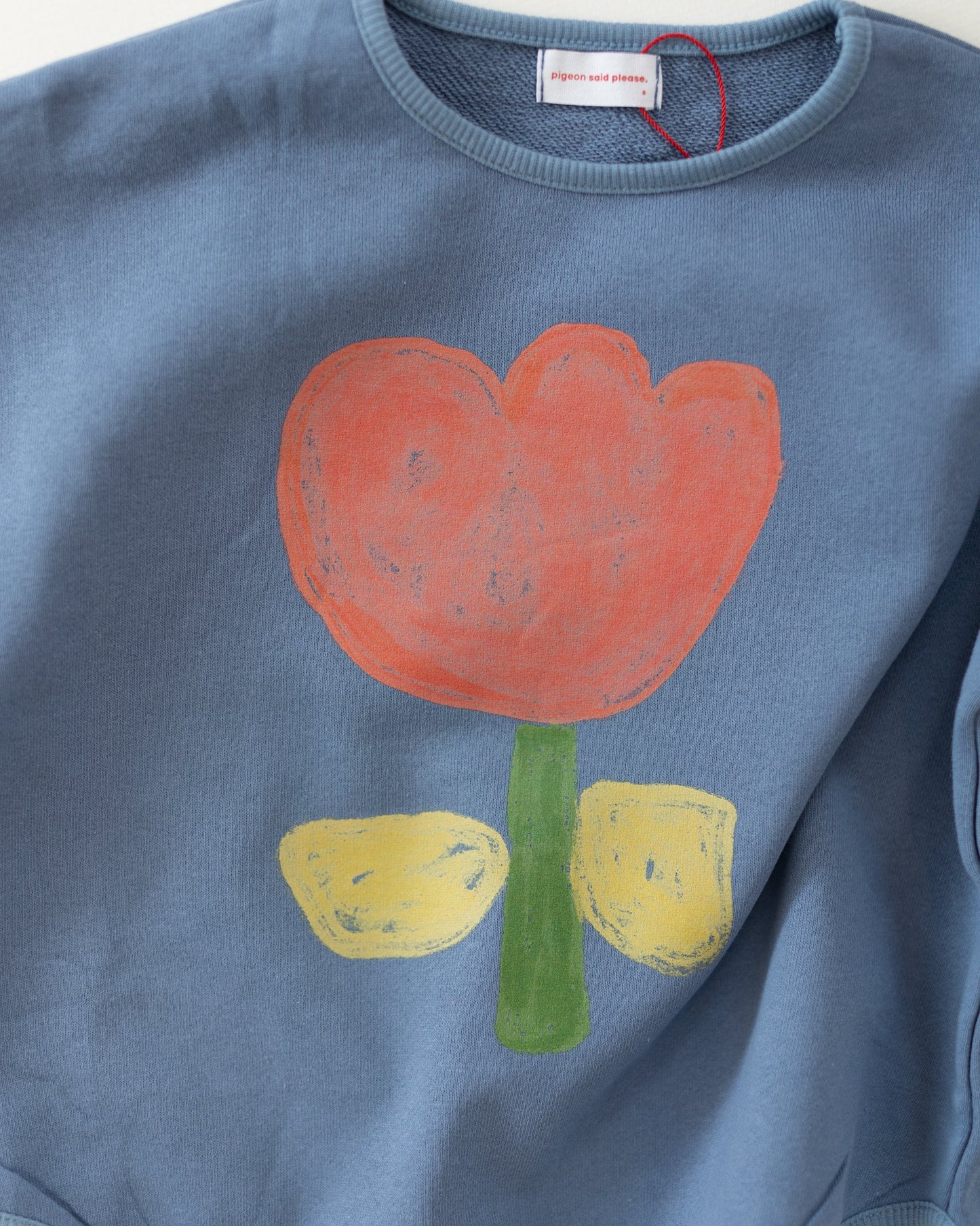 tulip sweatshirt - Pigeon said please