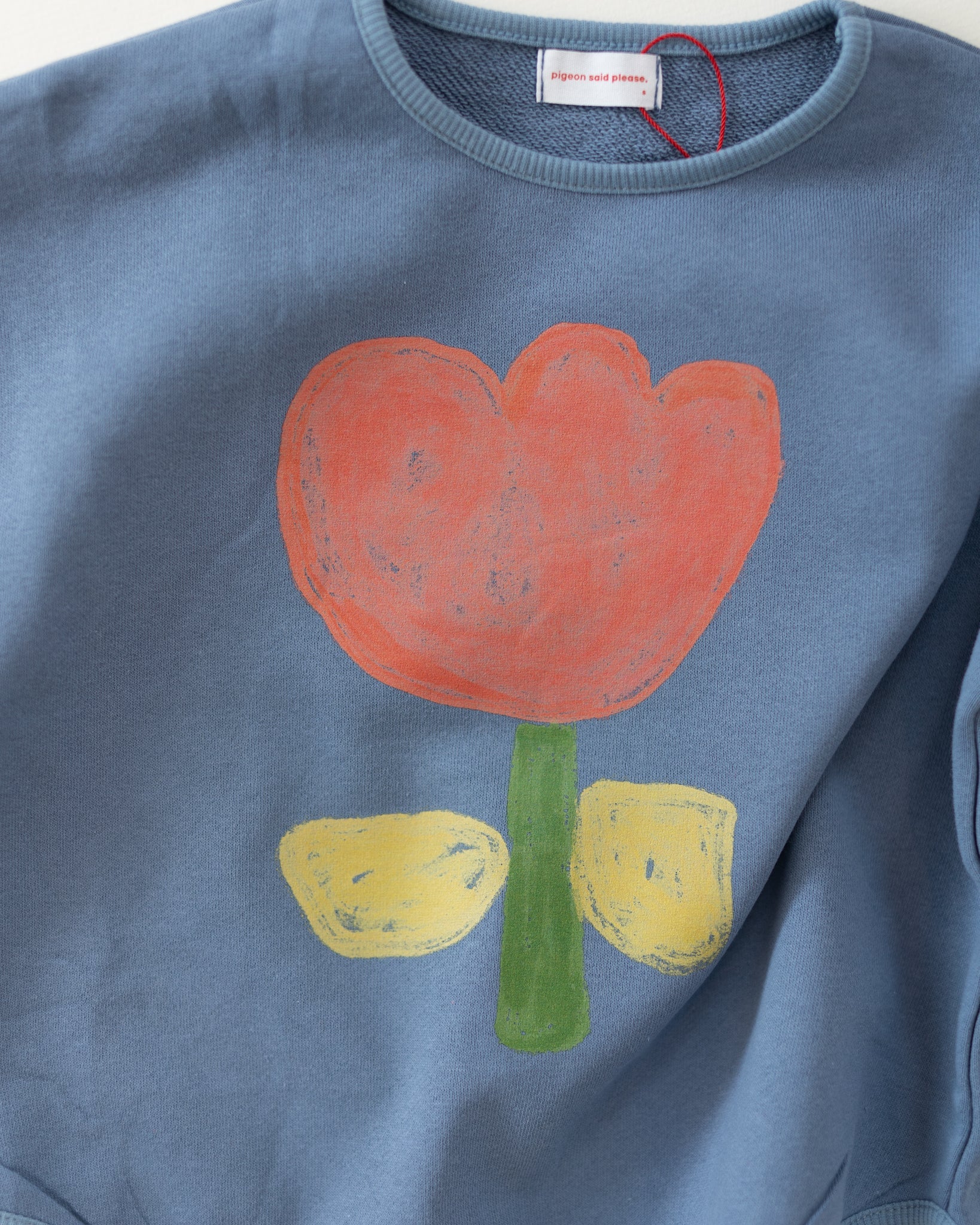tulip sweatshirt - Pigeon said please